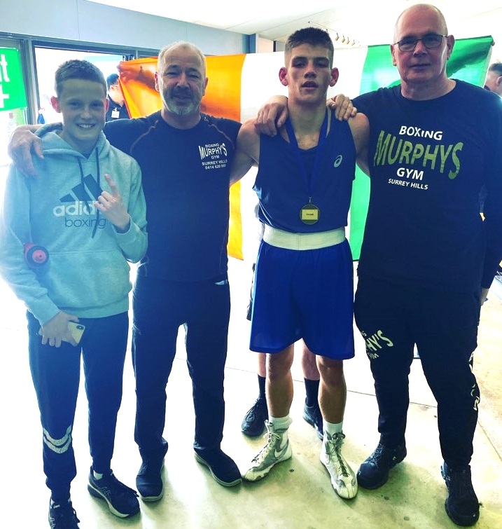 Gerry and some of our junior members.